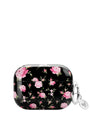 Black and Pink Floral AirPods