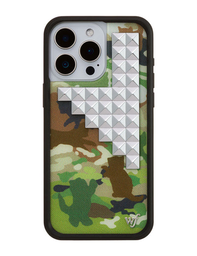 Cat Camo Stud iPhone 15 Pro Max Case