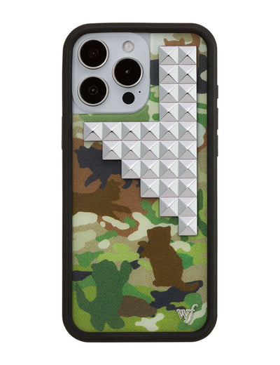 Cat Camo Stud iPhone 16 Pro Max Case
