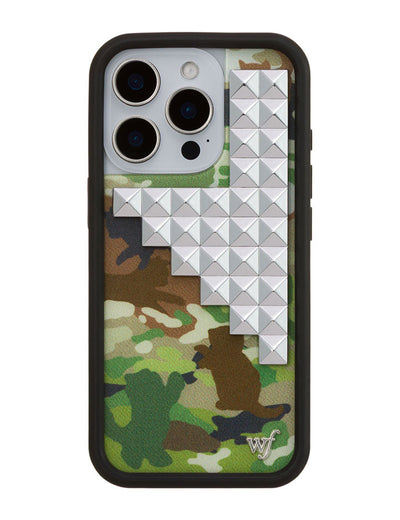 Cat Camo Stud iPhone 16 Pro Case
