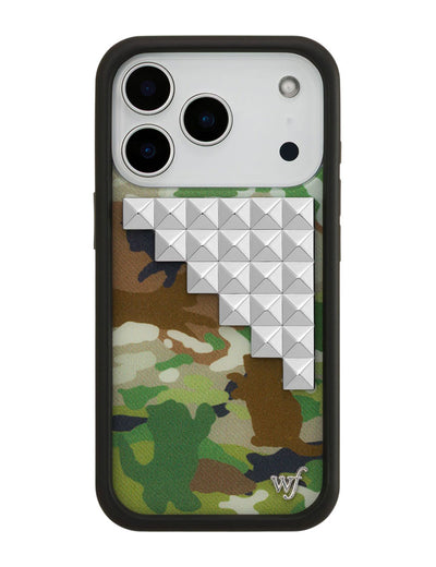 Cat Camo Stud iPhone 17 Pro Case
