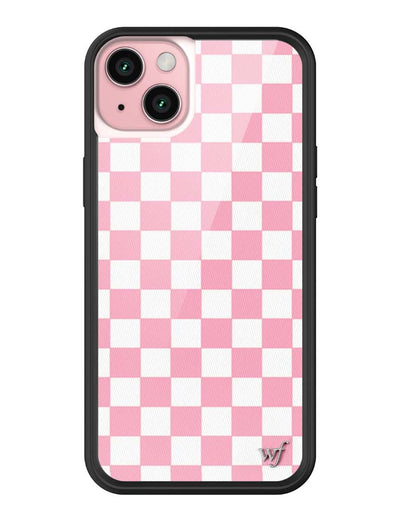 Checkers | Pink iPhone 15 Plus Case
