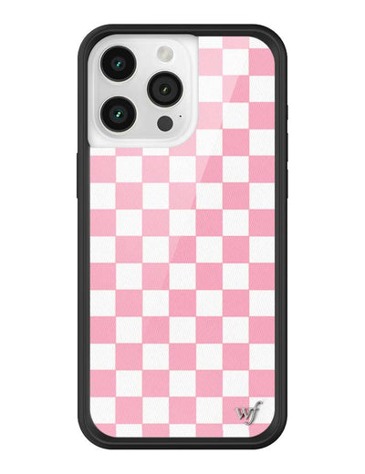 Checkers | Pink iPhone 15 Pro Max Case