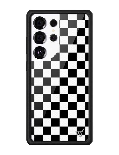 Checkers | Black Samsung Galaxy Case