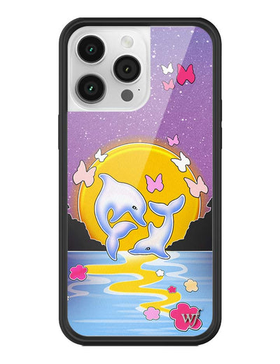 Dolphin Sunset iPhone 14 Pro Max Case