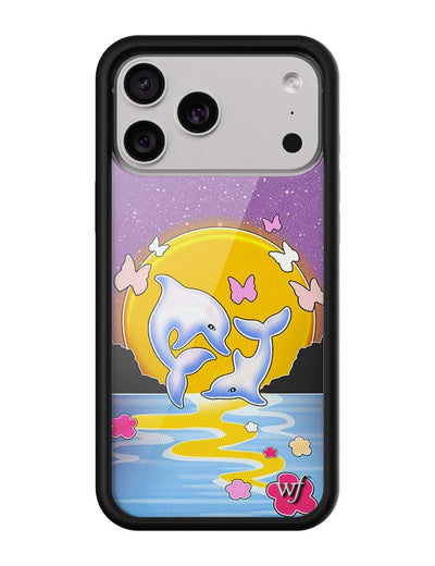 Dolphin Sunset iPhone 17 Pro Max Case