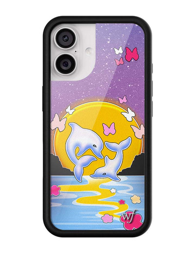 Dolphin Sunset iPhone 17 Case