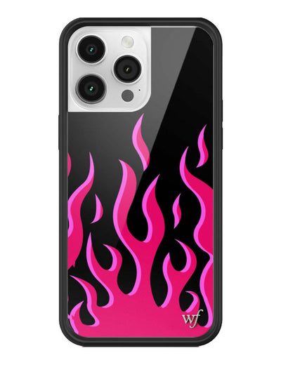 Flames | Black & Red iPhone 14 Pro Max Case