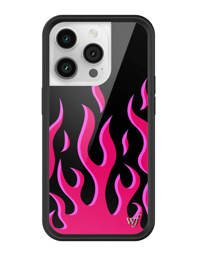 Flames | Black & Red iPhone 14 Pro Case