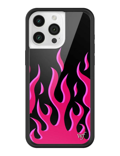 Flames | Black & Red iPhone 15 Pro Max Case