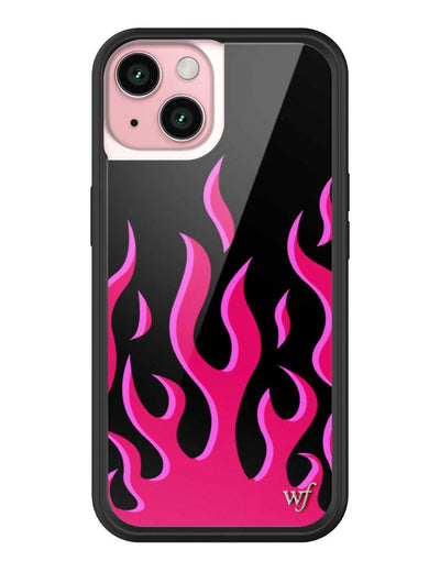 Flames | Black & Red iPhone 15 Case