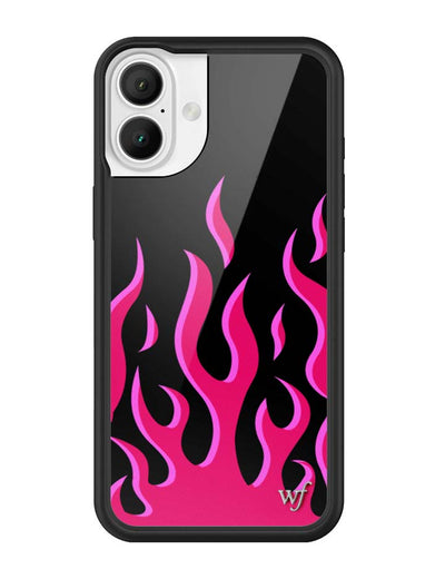 Flames | Black & Red iPhone 16 Plus Case