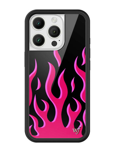 Flames | Black & Red iPhone 16 Pro Case
