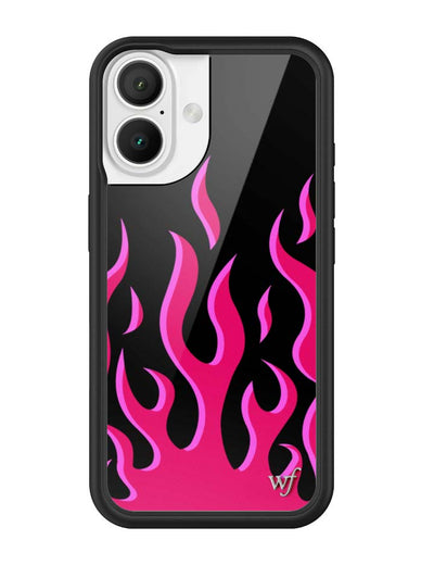 Flames | Black & Red iPhone 16 Case