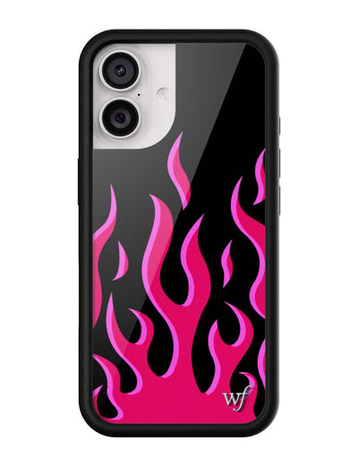 Flames | Black & Red iPhone 17 Case