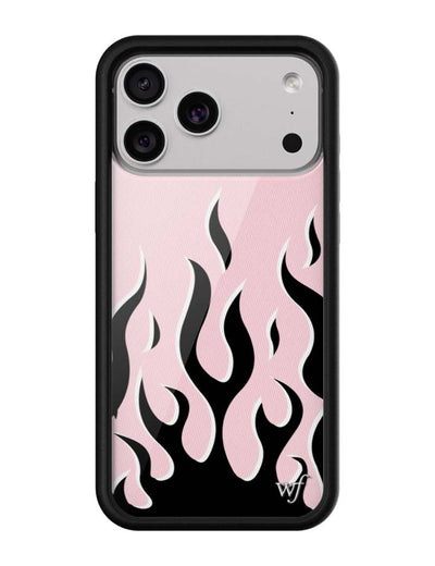 Flames | Pink & Black iPhone 17 Pro Max Case