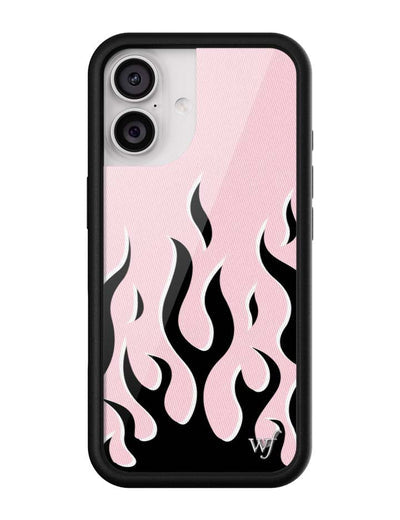 Flames | Pink & Black iPhone 17 Case