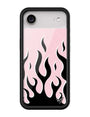 Flames | Pink & Black iPhone Case