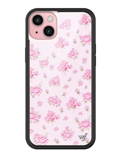 Forget Me Not Floral | Pink iPhone 15 Plus Case