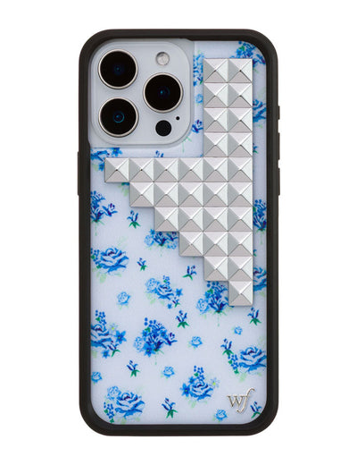 Forget Me Not Floral Stud iPhone 15 Pro Max Case