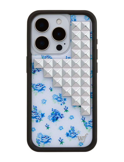 Forget Me Not Floral Stud iPhone 15 Pro Case
