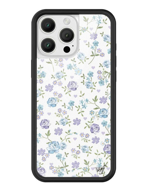 Lilac and Blue Floral iPhone 14 Plus Case