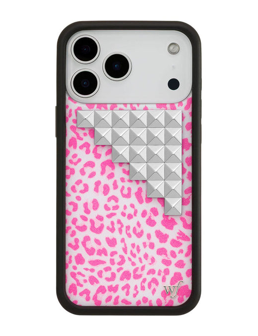 Pink Meow Stud iPhone 14 Case