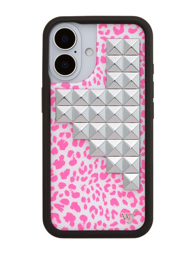 Pink Meow Stud iPhone 16 Case