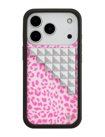 Pink Meow Stud iPhone 17 Pro Case
