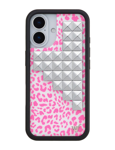 Pink Meow Stud iPhone 17 Case