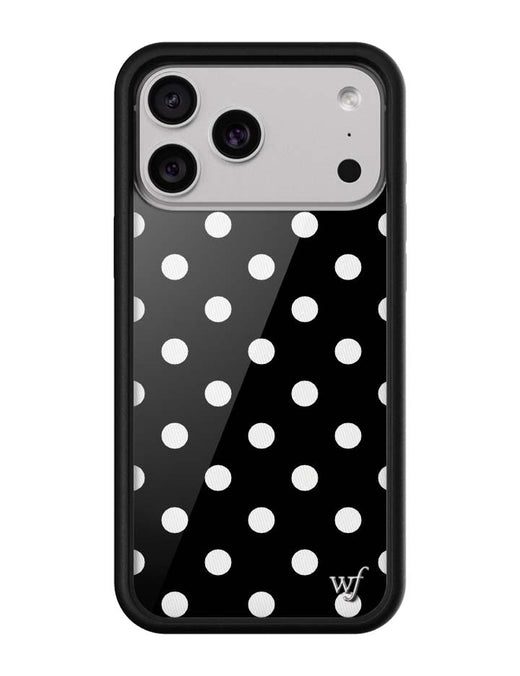 Polka Dot | Black and White iPhone 14 Plus Case