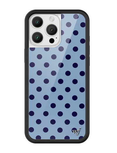 Polka Dot | Blue and Navy Blue iPhone 16 Pro Max Case