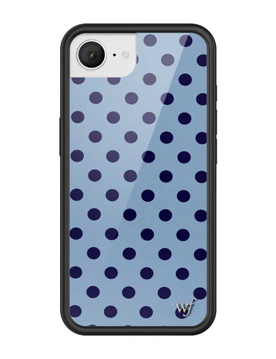 Polka Dot | Blue and Navy Blue iPhone 16e Case