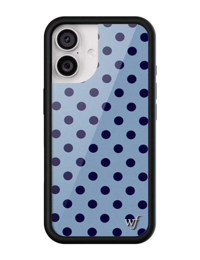 Polka Dot | Blue and Navy Blue iPhone 17 Case