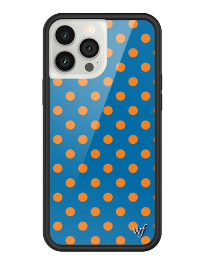 Polka Dot | Blue and Orange iPhone 13 Pro Max Case