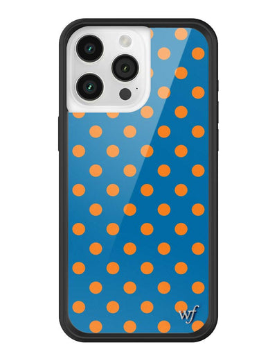 Polka Dot | Blue and Orange iPhone 15 Pro Max Case
