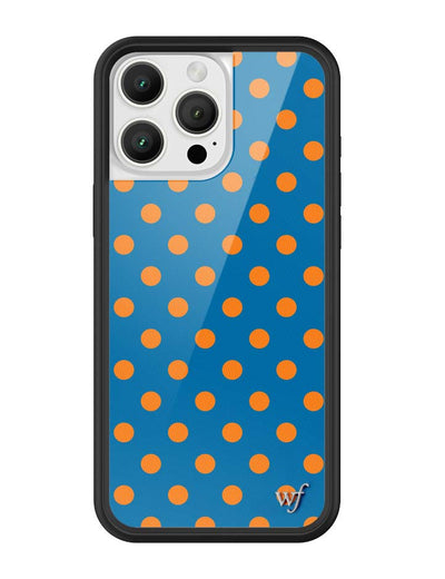Polka Dot | Blue and Orange iPhone 16 Pro Max Case