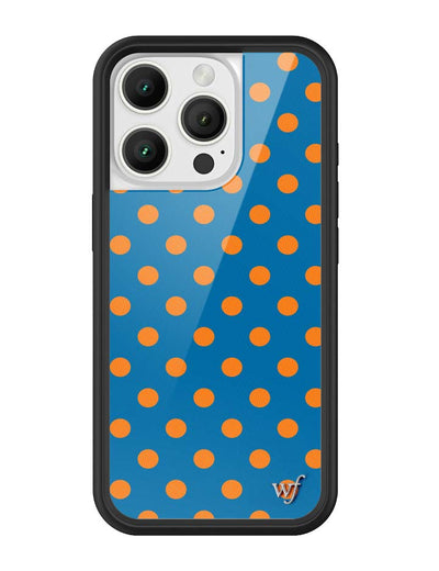 Polka Dot | Blue and Orange iPhone 16 Pro Case