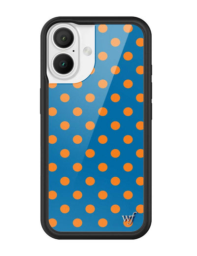 Polka Dot | Blue and Orange iPhone 16 Case