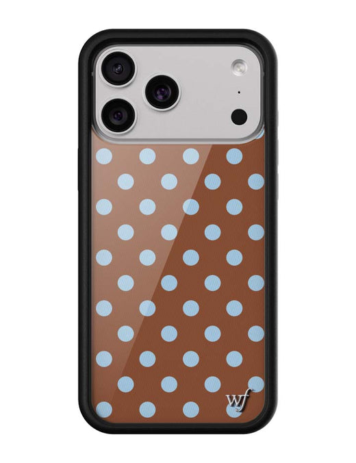 Polka Dot | Brown and Blue iPhone 17e Case