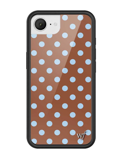 Polka Dot | Brown and Blue iPhone 16e Case
