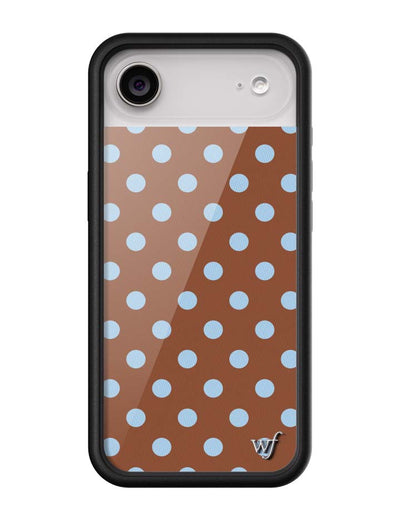 Polka Dot | Brown and Blue iPhone Air Case