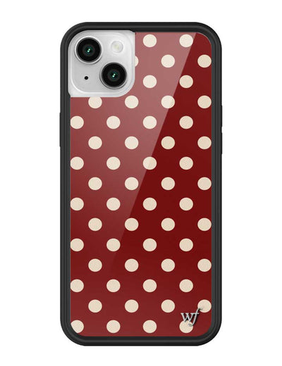 Polka Dot | Burgundy and Cream iPhone 13 Case