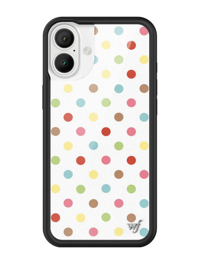 Confetti Polka Dots iPhone 16 Plus Case