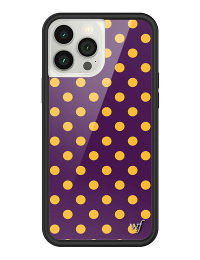 Polka Dot | Purple and Yellow iPhone 13 Pro Max Case