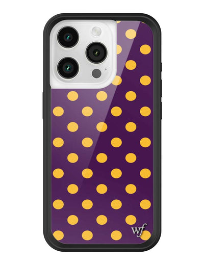 Polka Dot | Purple and Yellow iPhone 15 Pro Case