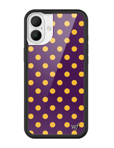 Polka Dot | Purple and Yellow iPhone 16 Plus Case