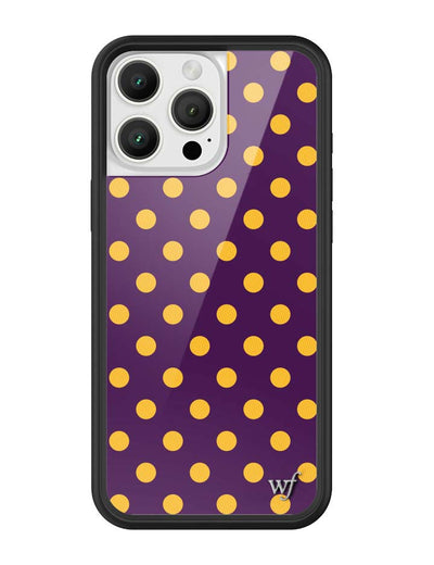 Polka Dot | Purple and Yellow iPhone 16 Pro Max Case
