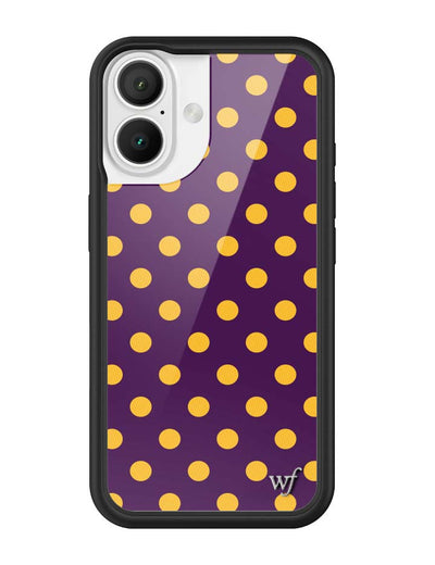 Polka Dot | Purple and Yellow iPhone 16 Case