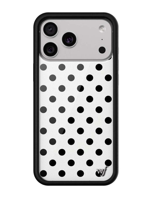 Polka Dot | White and Black iPhone 17e Case